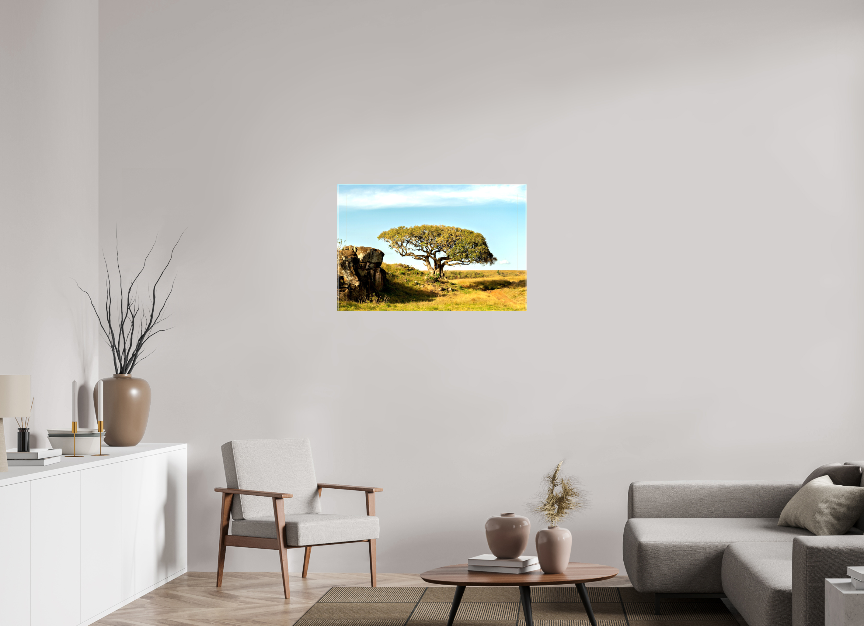 90 x 60 cm, Canvases Unframed Her Majesty Tree