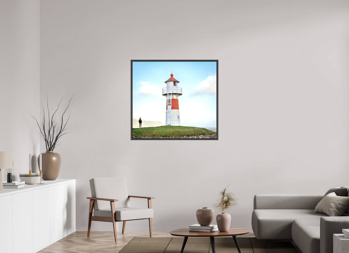 98.6 x 90 cm, Textile Print Canvas with 15 mm Width Gap Frame Edge of the Horizon
