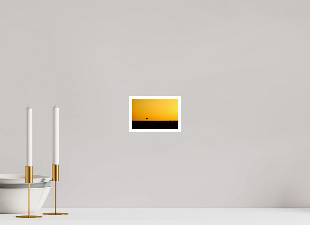 15 x 10 cm, Fujiflex High Gloss with 1 cm Border Golden Sky over the African Savannah