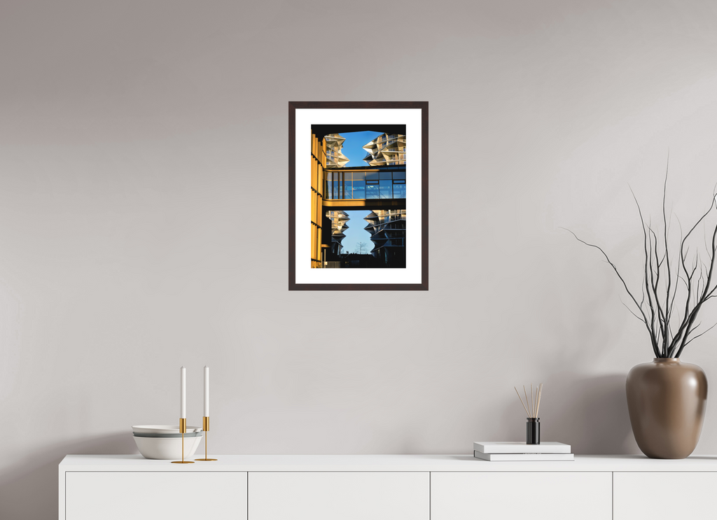 30 x 45 cm, Baryta Prestige II with Matte Float Glass Between the Towers