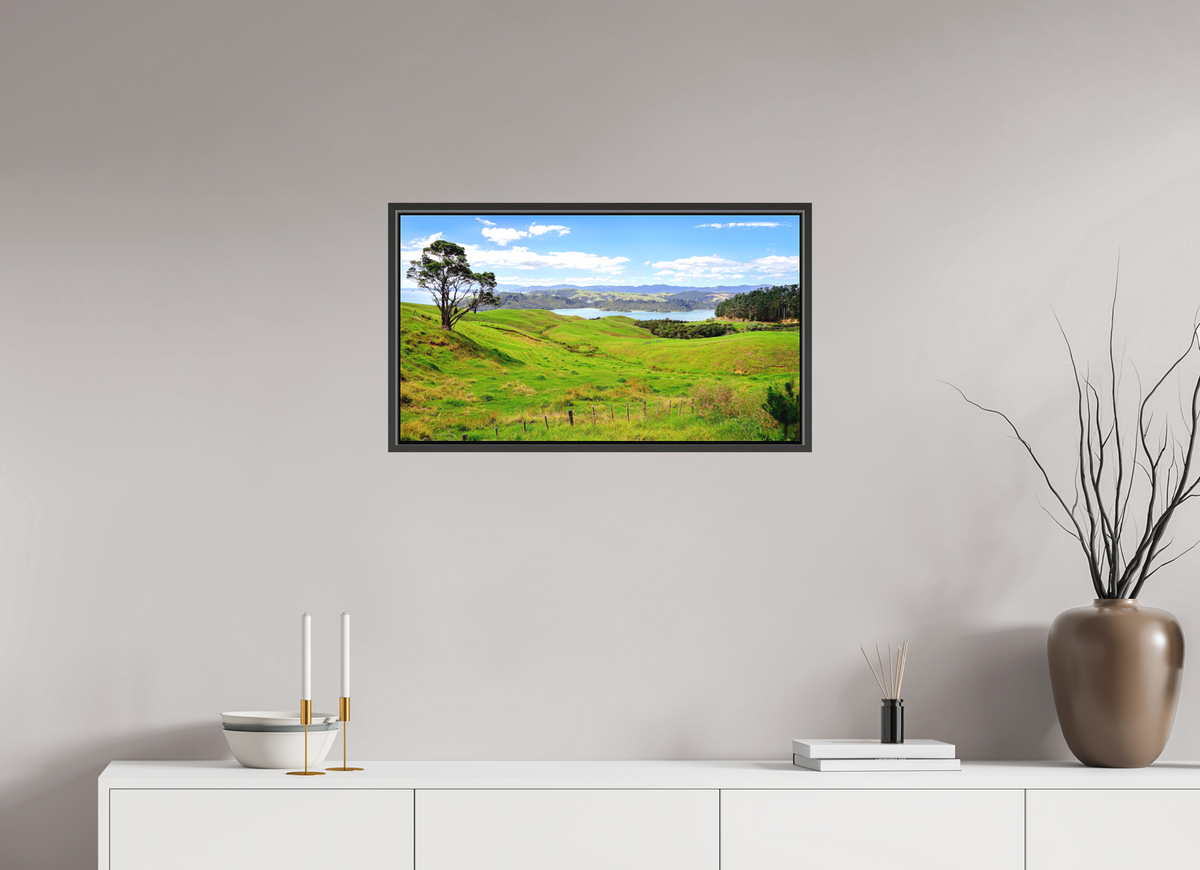 71.6 x 40 cm, Canvas 20 mm Stretcher Frame Coromandel Landscape - New Zealand