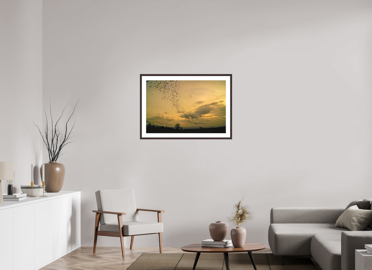 90 x 60 cm, Baryta Prestige II with Matte Float Glass Dusk Emergence