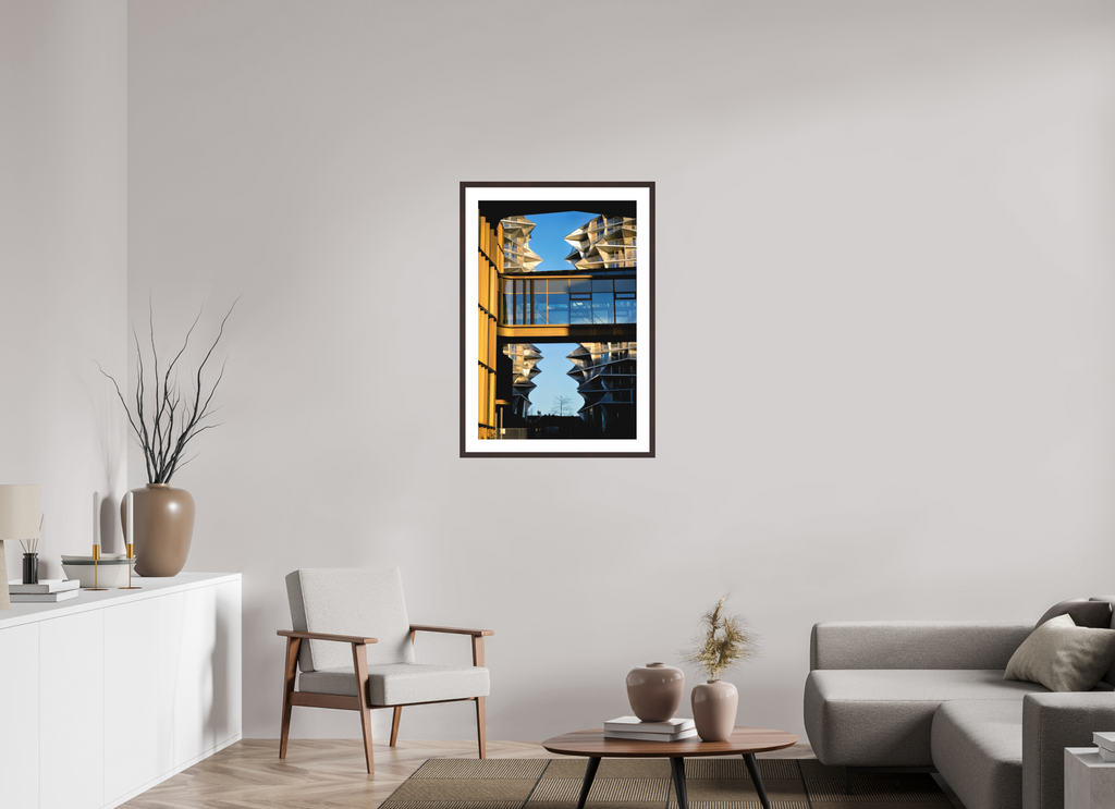 60 x 90 cm, Baryta Prestige II with Matte Float Glass Between the Towers