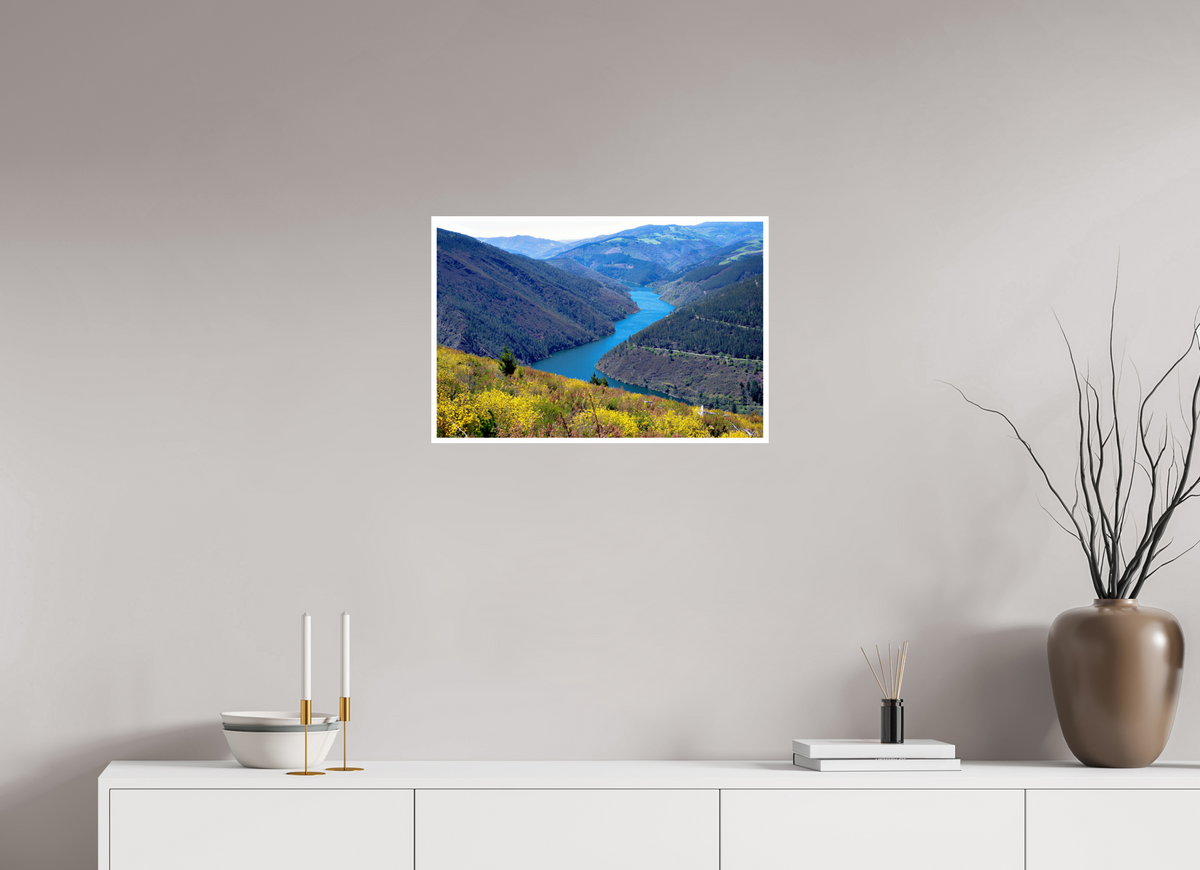 60.4 x 40 cm, Fujiflex High Gloss with 1 cm Border Blue River