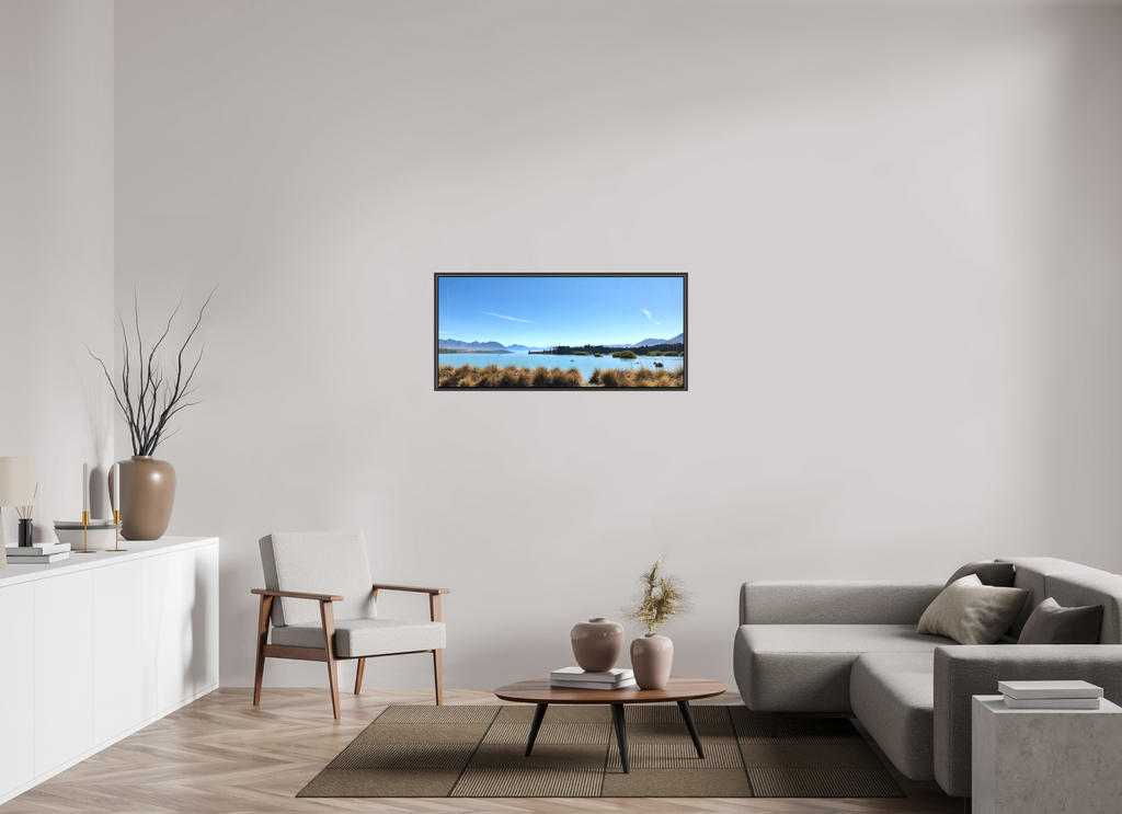 113.1 x 50 cm, Canvas Lake Pukaki - New Zealand