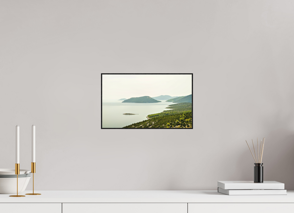 33.5 x 20 cm, Solid Wood Artbox Floating Islands