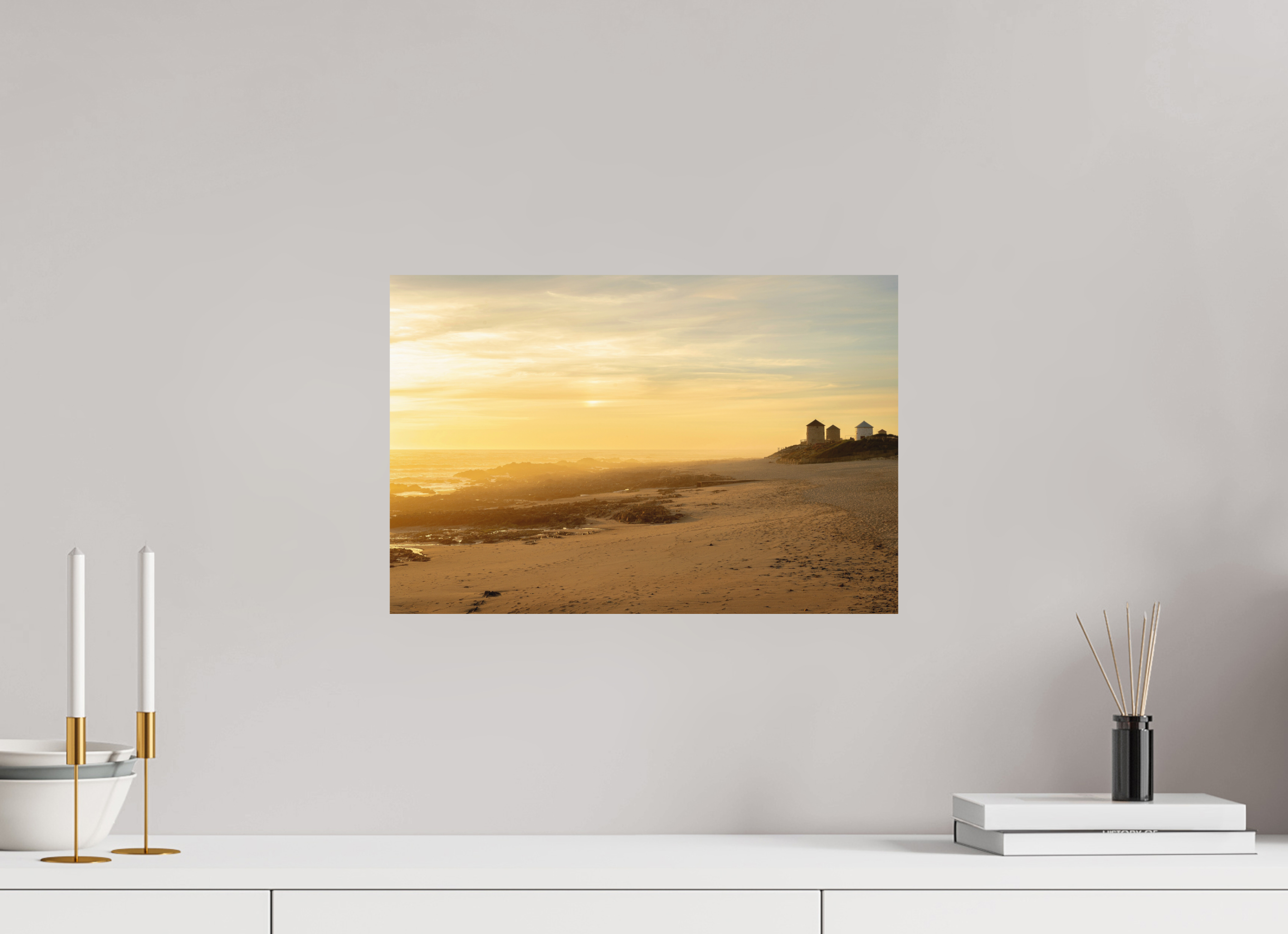 45 x 30 cm, Fine Art Print Smooth Ancient Mills