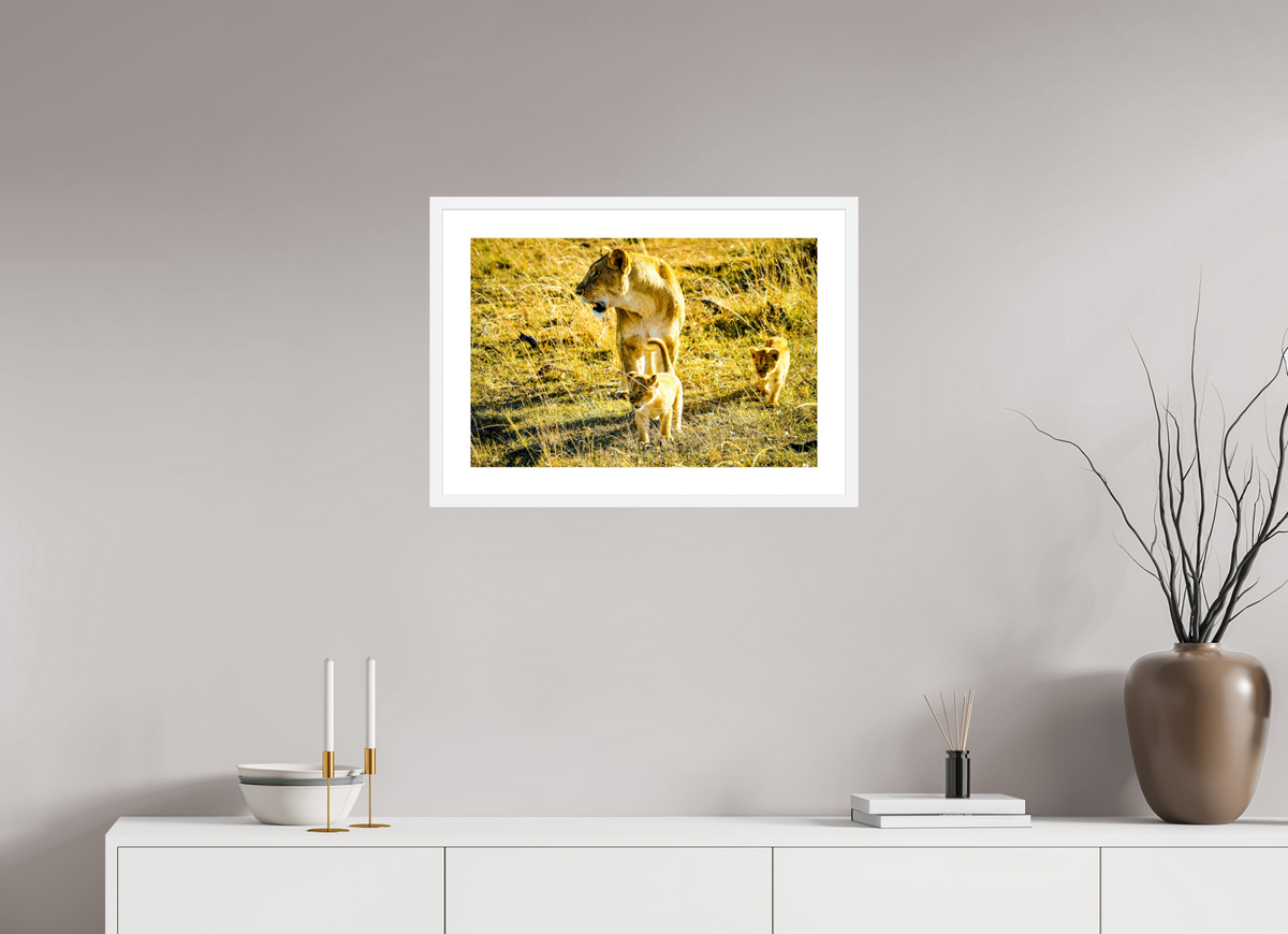 60 x 40 cm, Fine Art Print with Frame Savanna Legacy