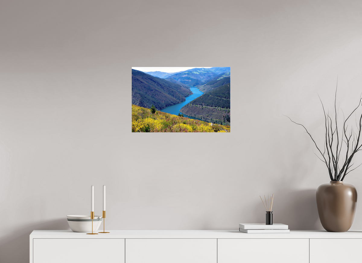 60.4 x 40 cm, Fine Art Print Smooth Blue River