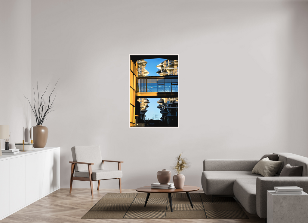 80 x 120 cm, Matte Canvas 15 mm Frame Between the Towers