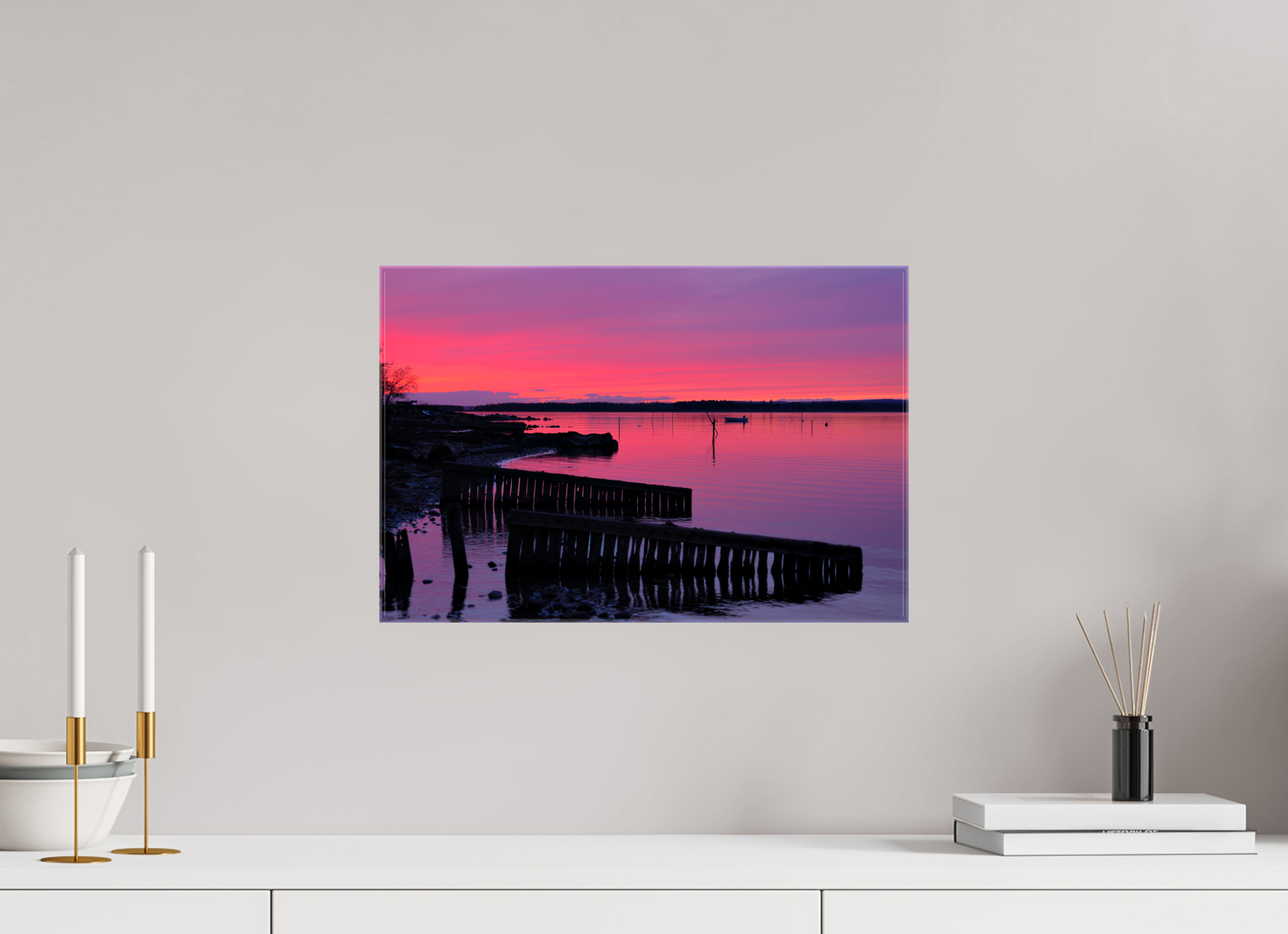 45 x 30 cm, Canvases Unframed After Sunset