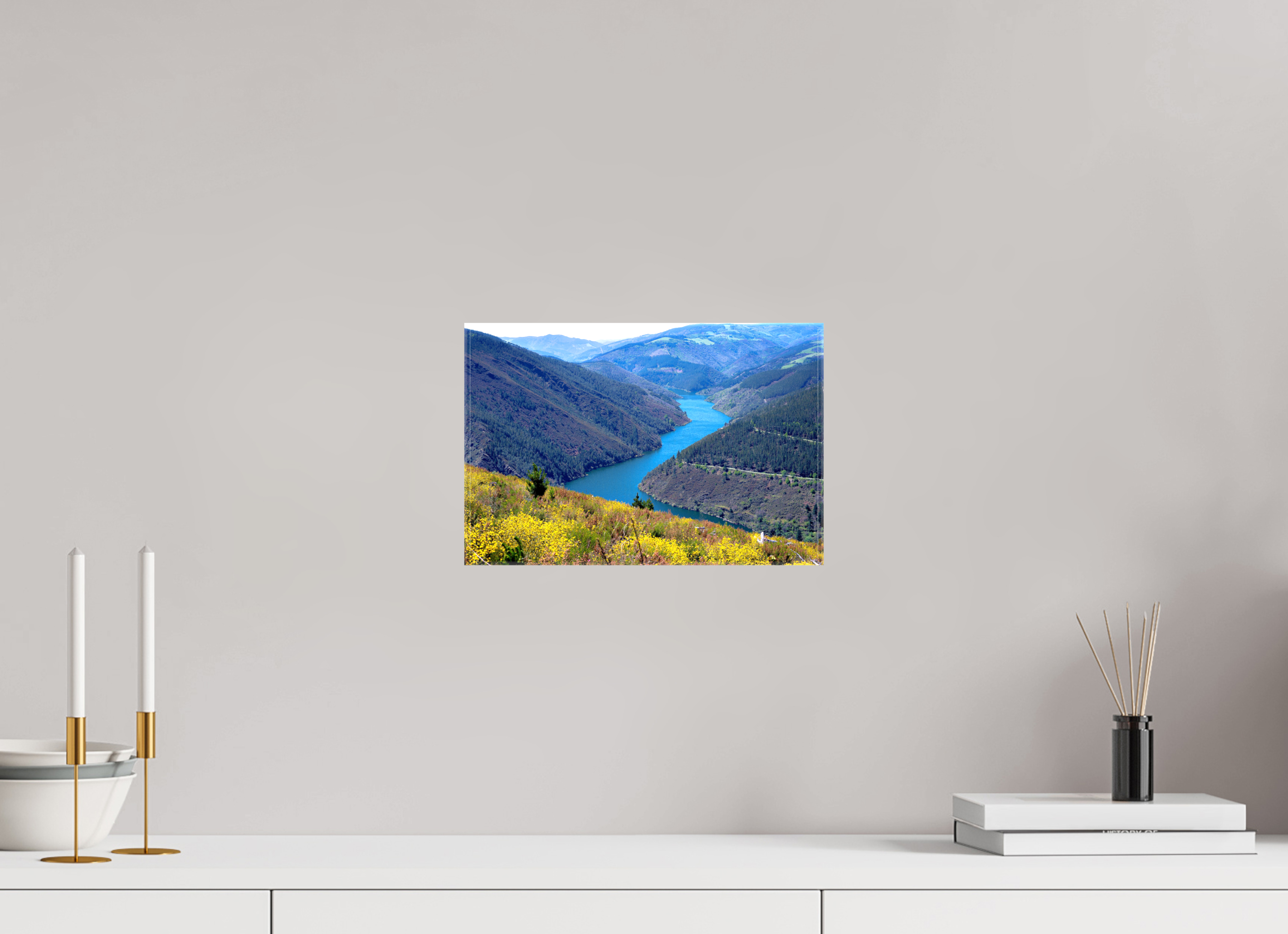 30.2 x 20 cm, Canvases Unframed Blue River