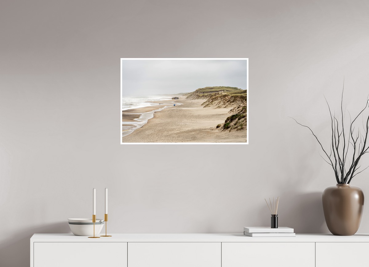 75 x 50 cm, Fujiflex High Gloss with 1 cm Border Northern Dunes - Hvide Sande - Denmark