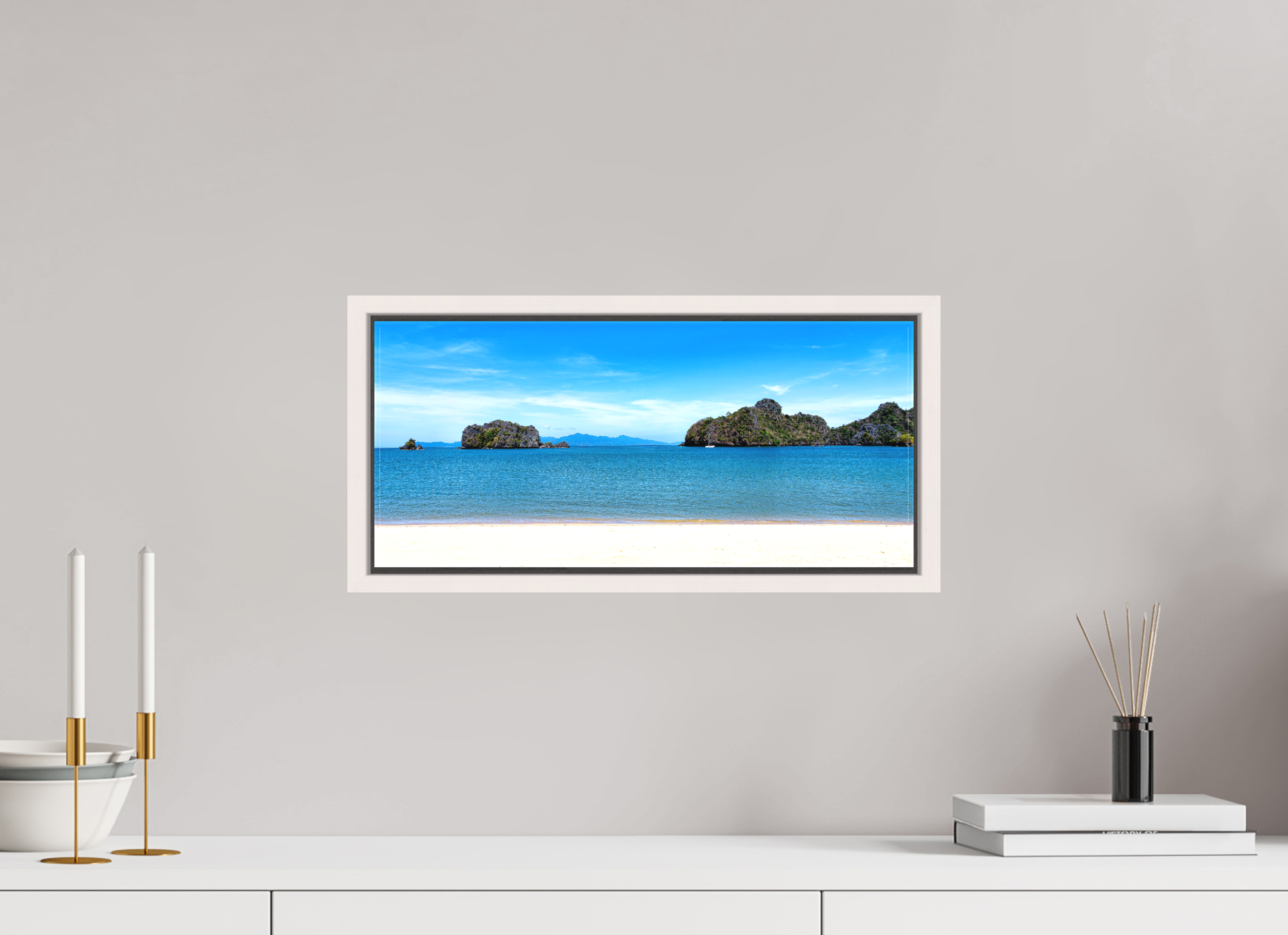 45.2 x 20 cm, Matte Canvas 15 mm Frame Tanjung Rhu Serenity, Langkawi, Malaysia