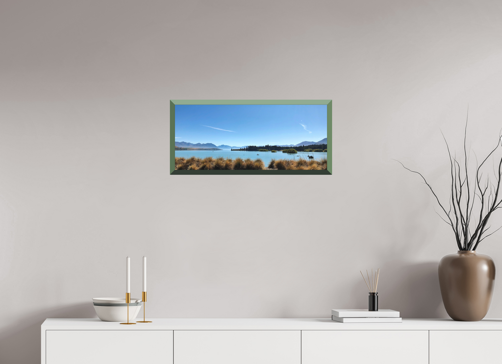 67.9 x 30 cm, Whitewall Design Edition Lake Pukaki - New Zealand