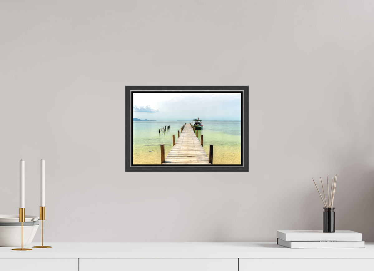 30.9 x 20 cm, Textile Print with 15 mm Width Gap Frame Starfish Shores, Phú Quốc, Vietnam