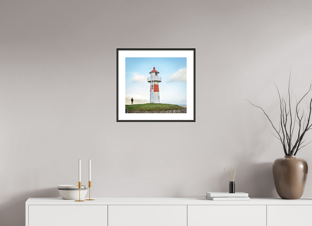 43.8 x 40 cm, Changeable Magnetic Frame - Hahnemühle Fineart Pearl Edge of the Horizon