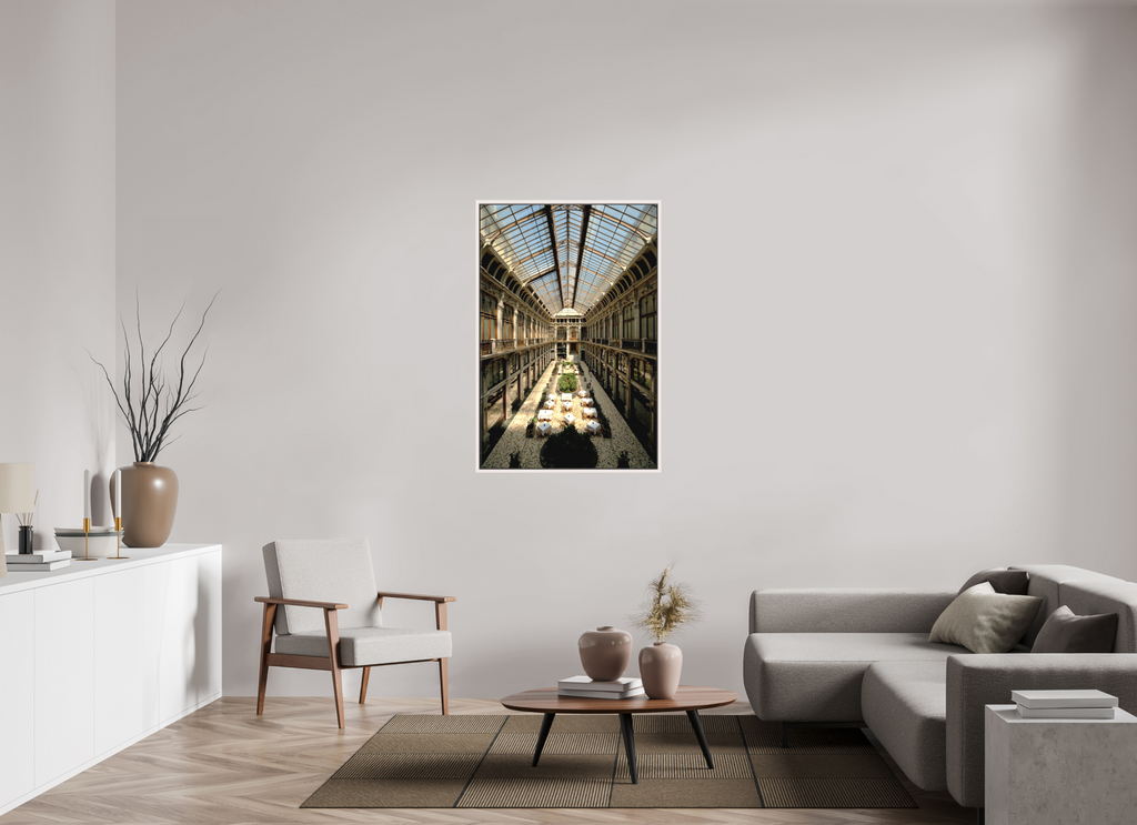 80 x 120 cm, Matte Canvas 15 mm Frame Beneath the Glass Vault