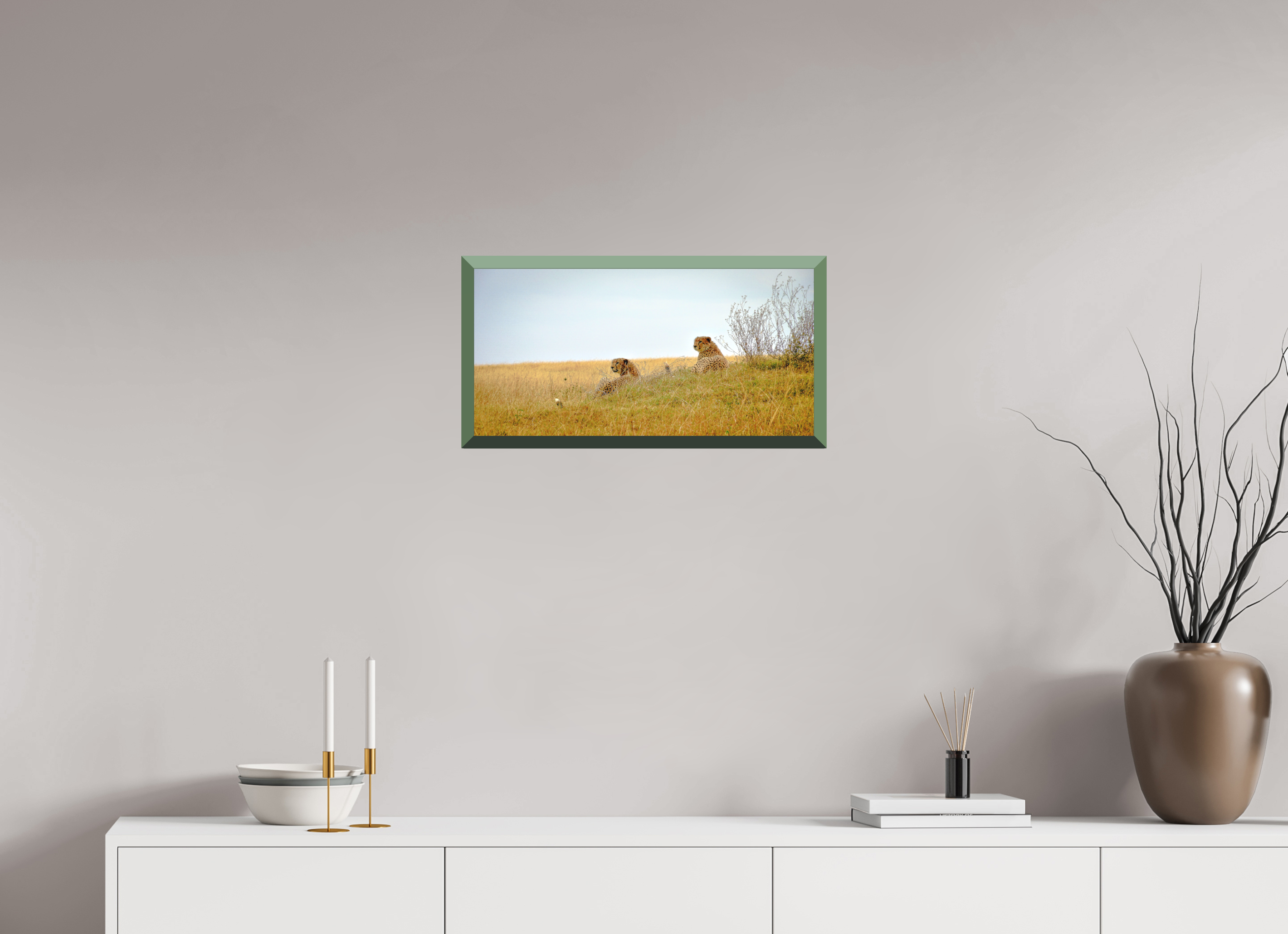 59.3 x 30 cm, Whitewall Design Edition Cheetah Connection