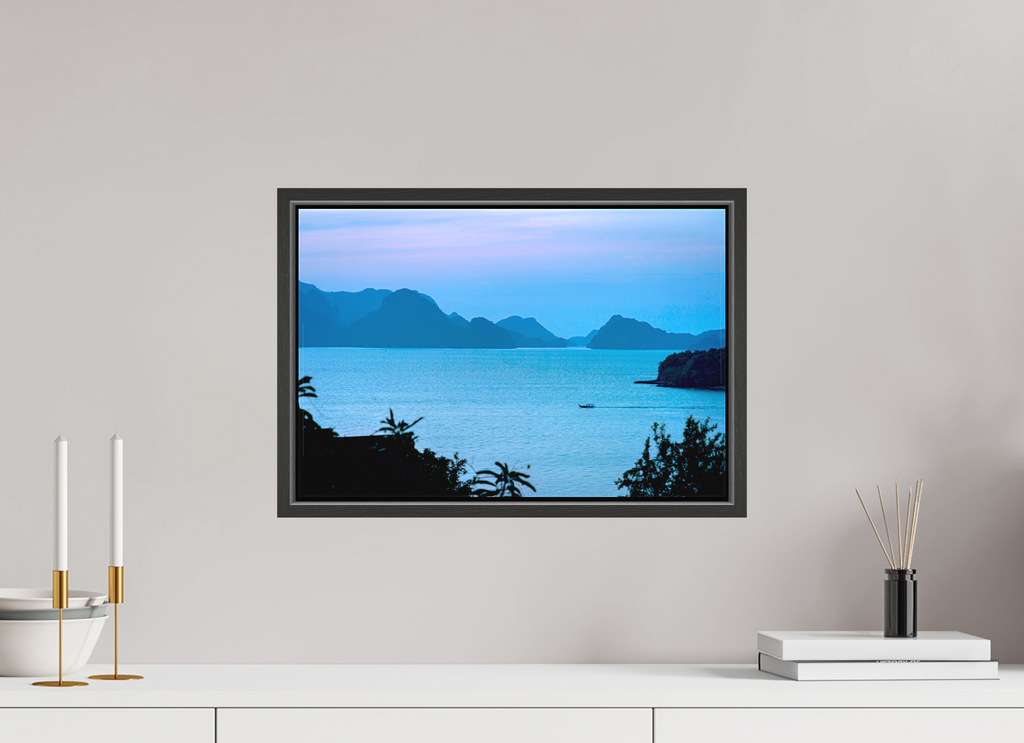 45 x 30 cm, Canvas Blue Silence at Dusk
