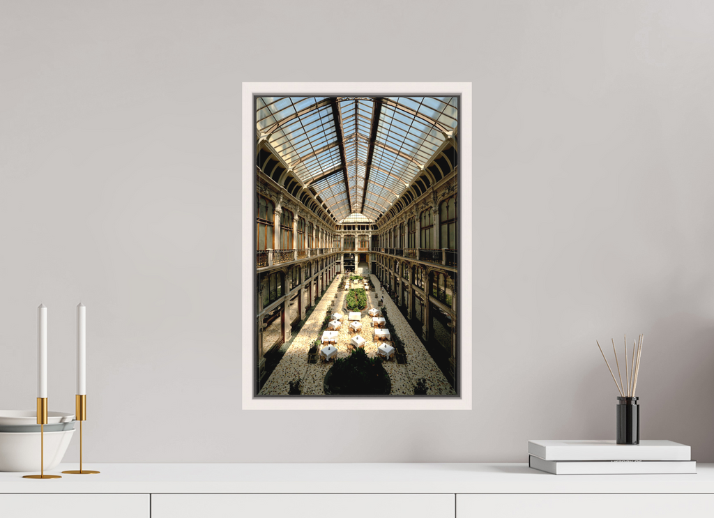 30 x 45 cm, Matte Canvas 15 mm Frame Beneath the Glass Vault