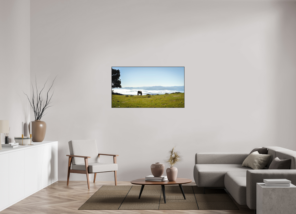 128 x 72 cm, Solid Wood Artbox A Horse with a View