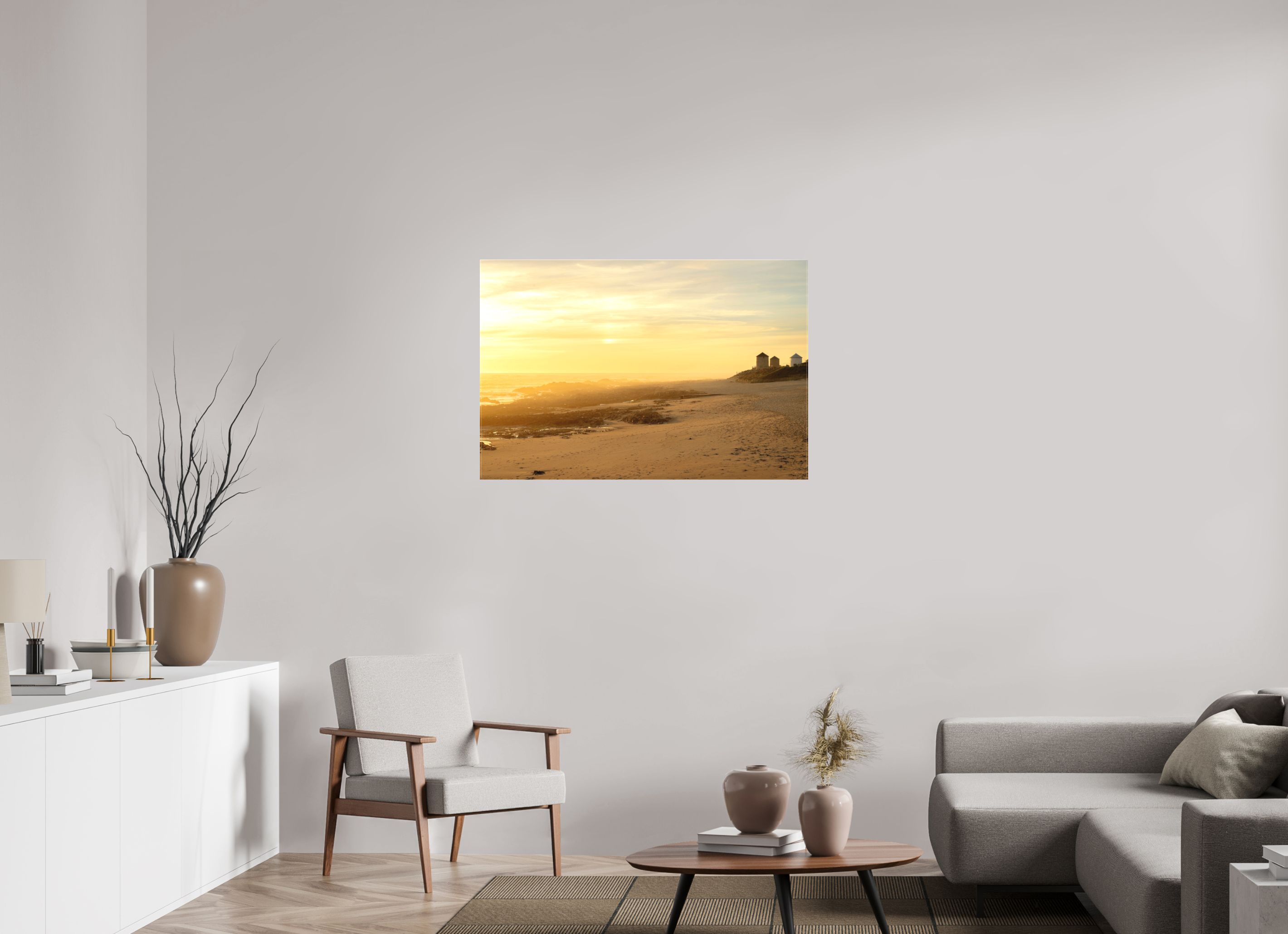 105 x 70 cm, Matte Canvas on Stretcher Frame Ancient Mills