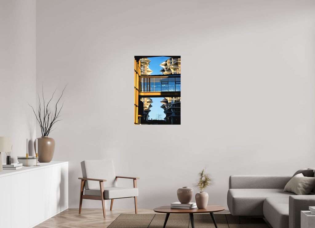 60 x 90 cm, Matte Canvas on Stretcher Frame Between the Towers