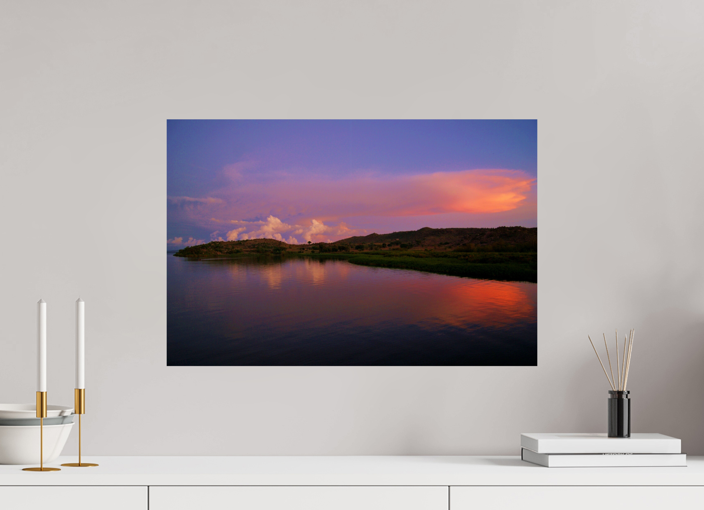 60 x 40 cm, PH Print On Fujiflex High Gloss Sunrise Hues of Tanzania