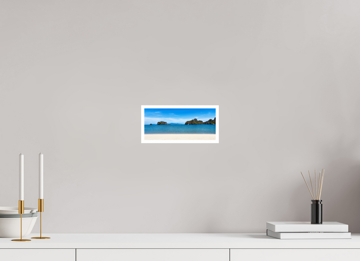 22.6 x 10 cm, Fujiflex High Gloss with 1 cm Border Tanjung Rhu Serenity, Langkawi, Malaysia