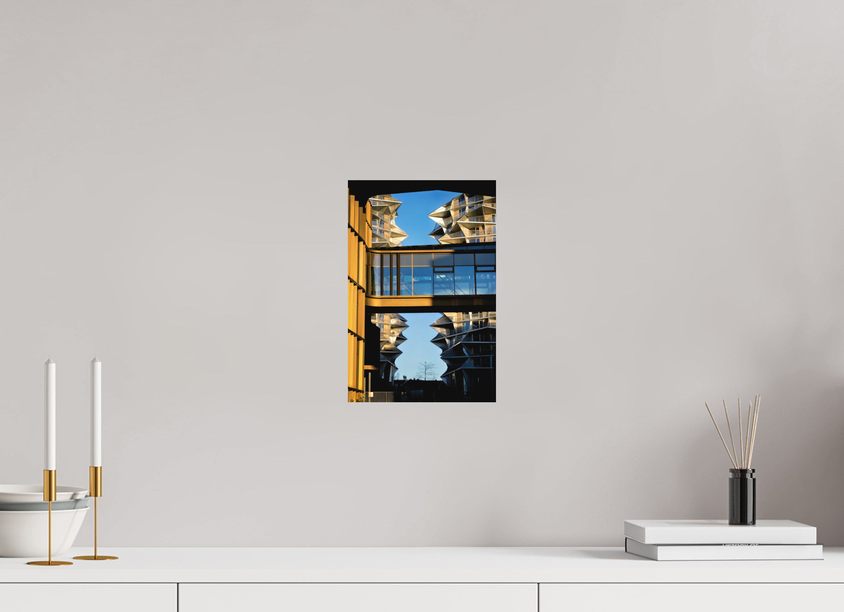 20 x 30 cm, Fine Art Print Smooth Between the Towers