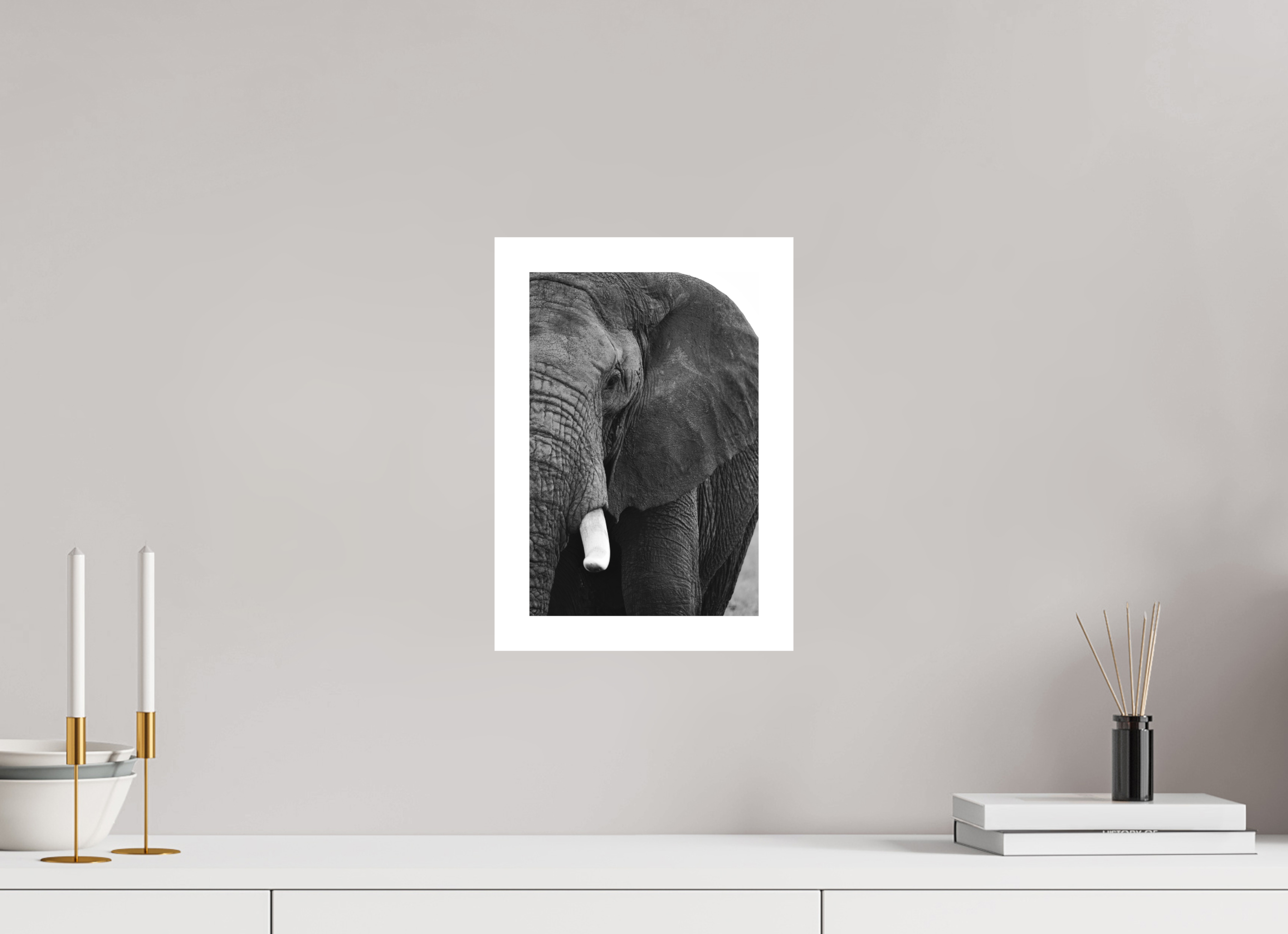 20 x 30 cm, Acrylic Glass Ilford The Hidden Side of the Elephant