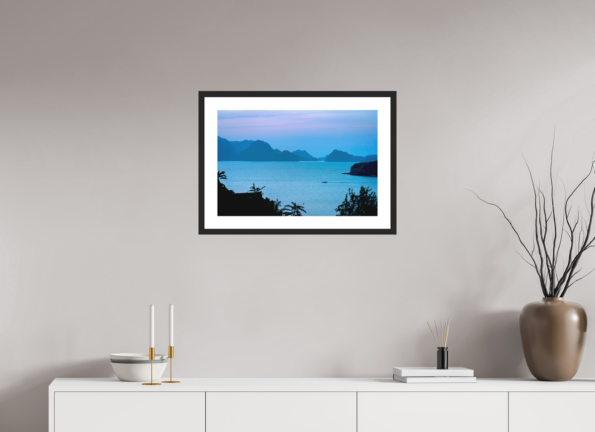 60 x 40 cm, Photo Print On Fuji Crystal DP II Matte Blue Silence at Dusk