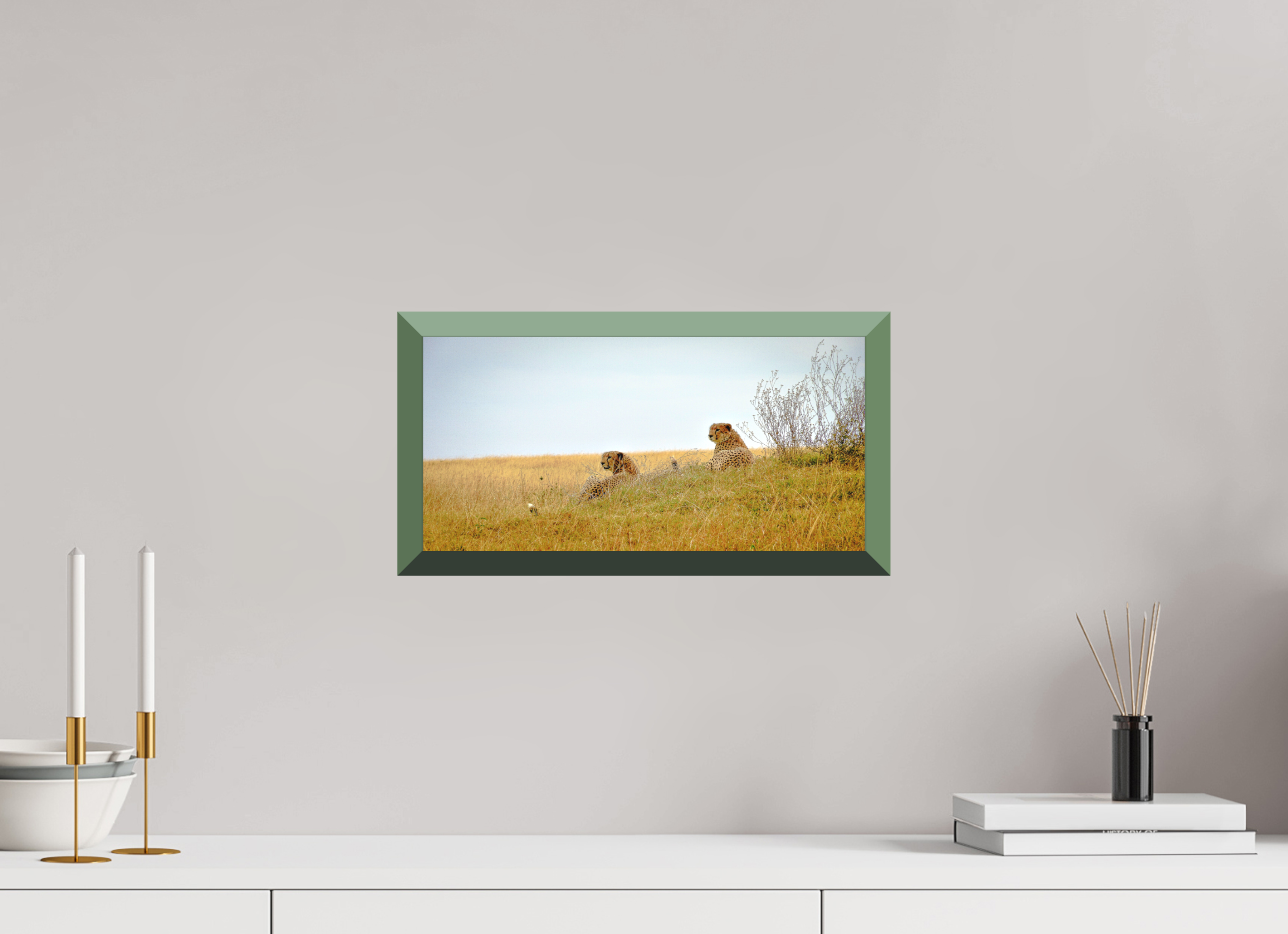39.6 x 20 cm, Whitewall Design Edition Cheetah Connection