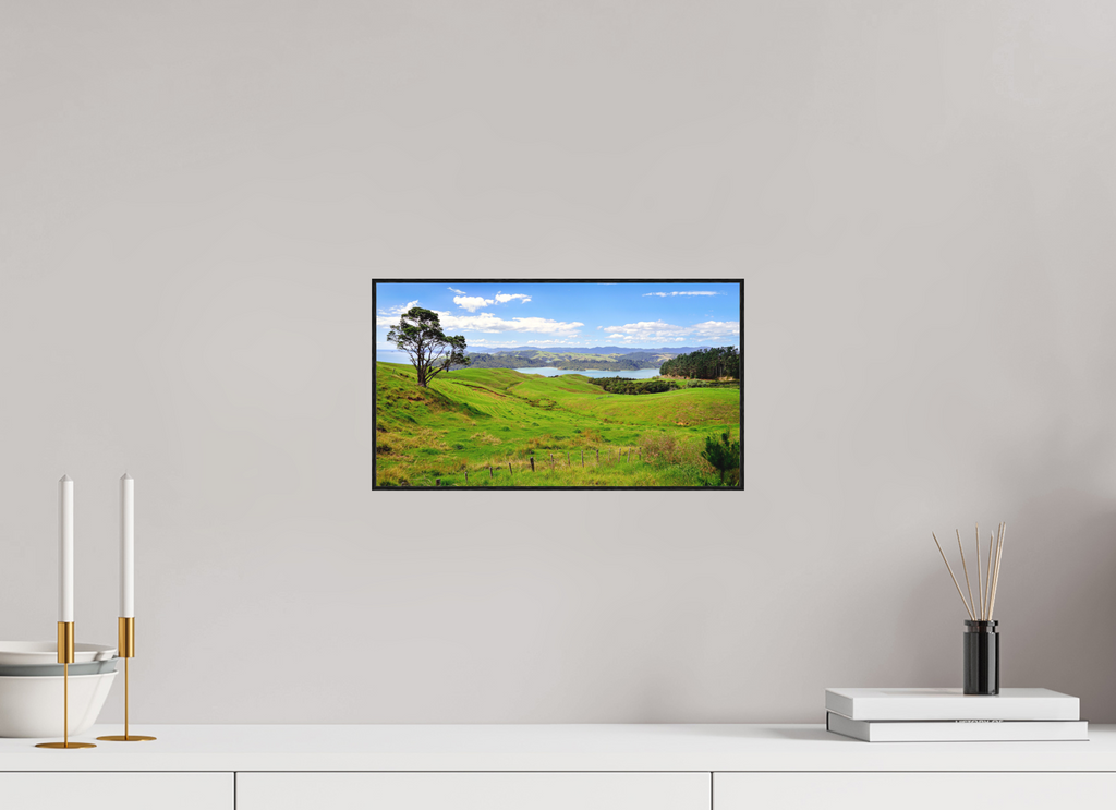35.8 x 20 cm, Solid Wood Artbox Coromandel Landscape