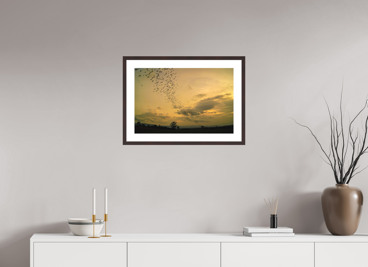 60 x 40 cm, Baryta Prestige II with Matte Float Glass Dusk Emergence