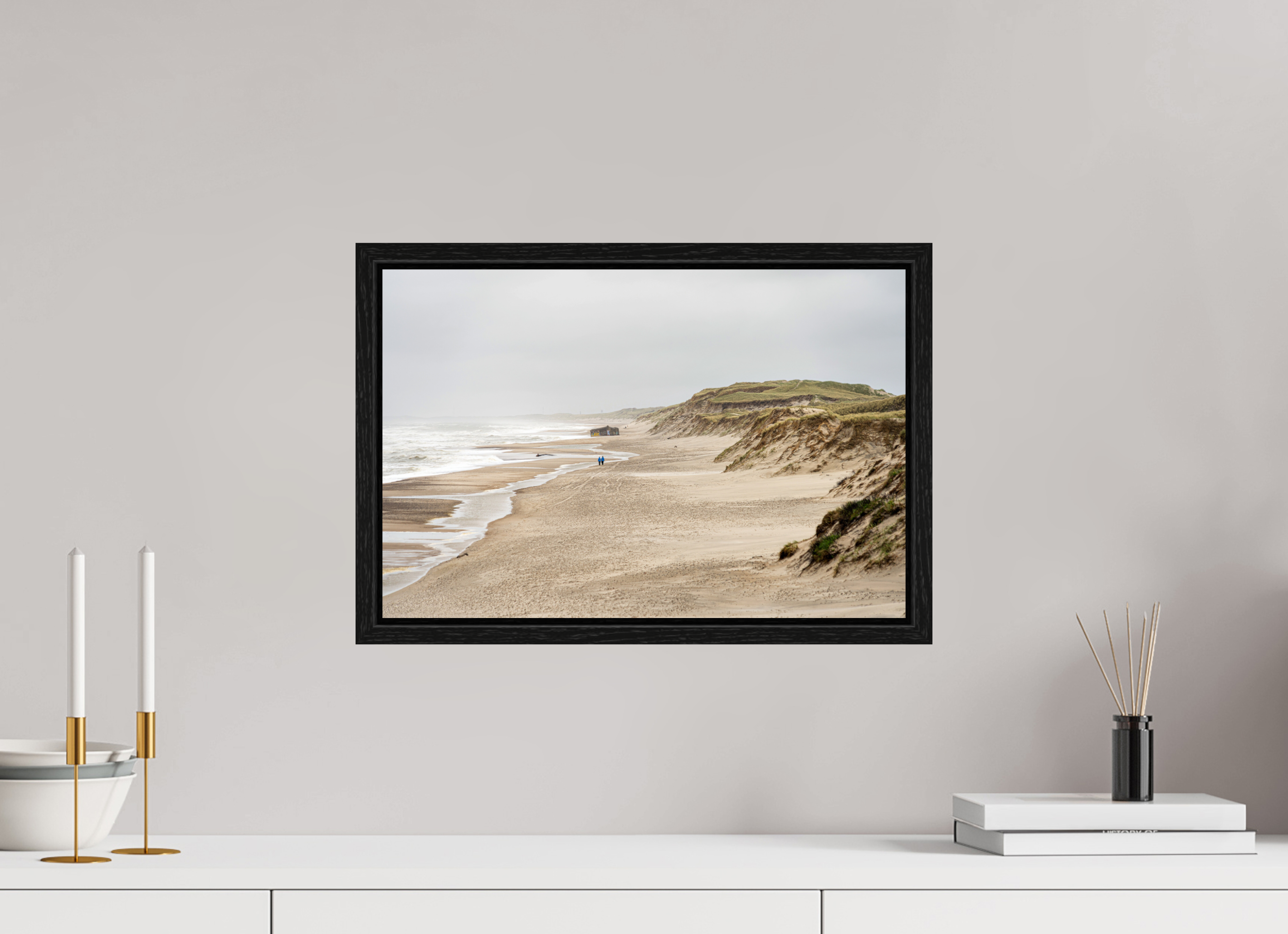 45 x 30 cm, Floater Frame Wild Shores