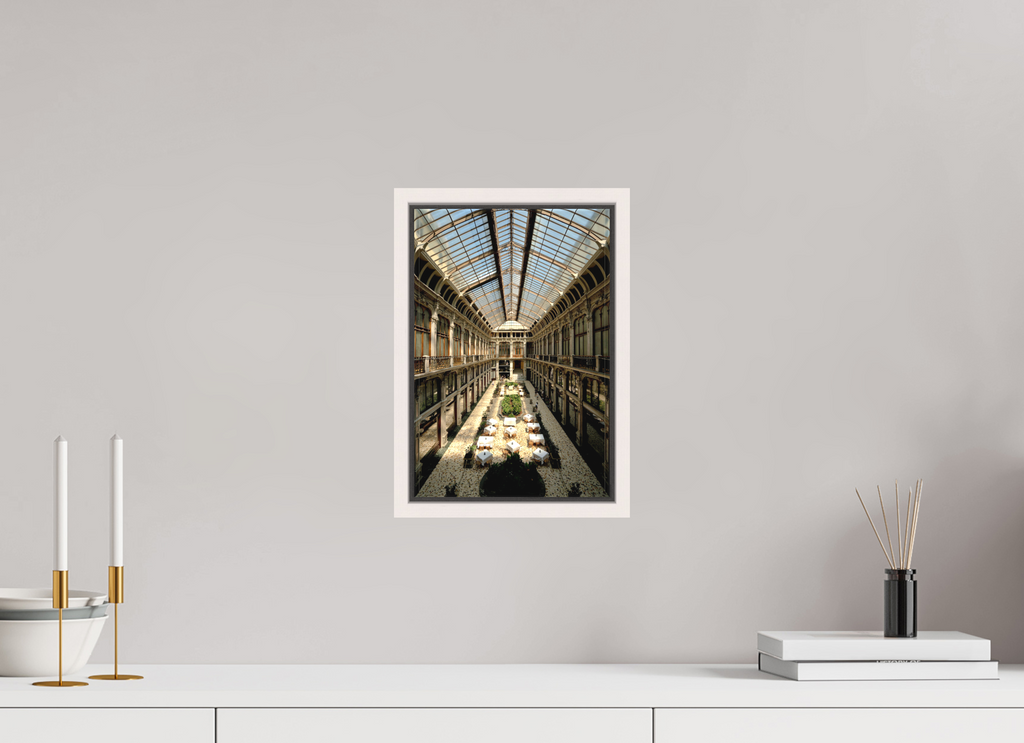 20 x 30 cm, Matte Canvas 15 mm Frame Beneath the Glass Vault