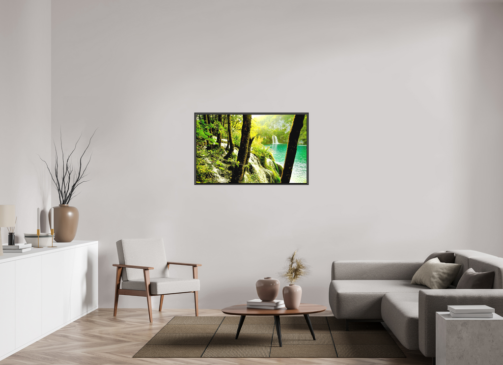 113.7 x 70 cm, Canvas A Lush Forest in Tears