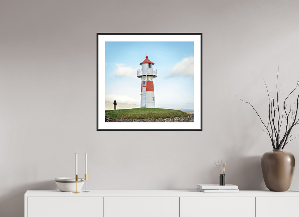 65.8 x 60 cm, Changeable Magnetic Frame - Hahnemühle Fineart Pearl Edge of the Horizon