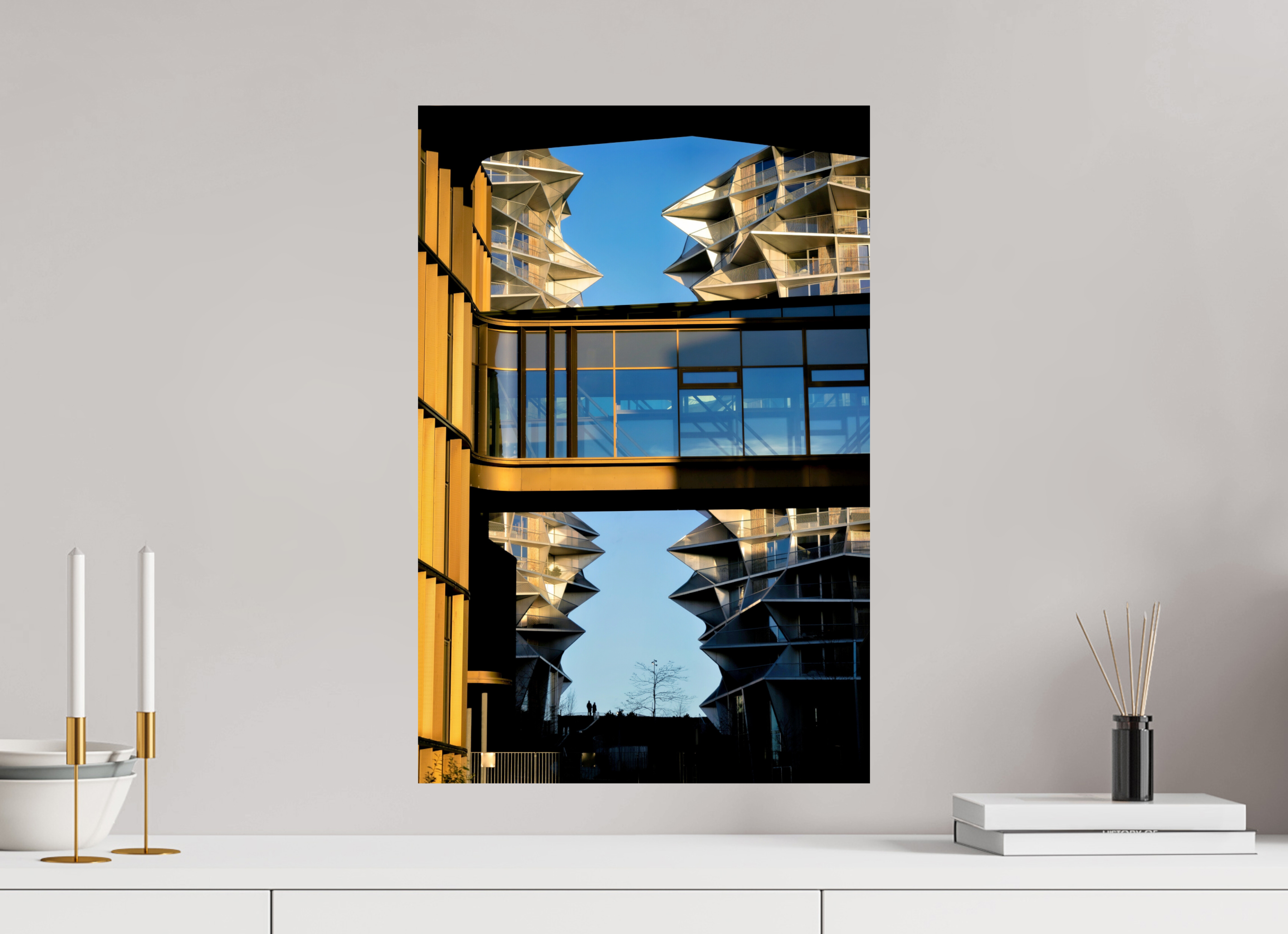 40 x 60 cm, PH Print On Fujiflex High Gloss Between the Towers