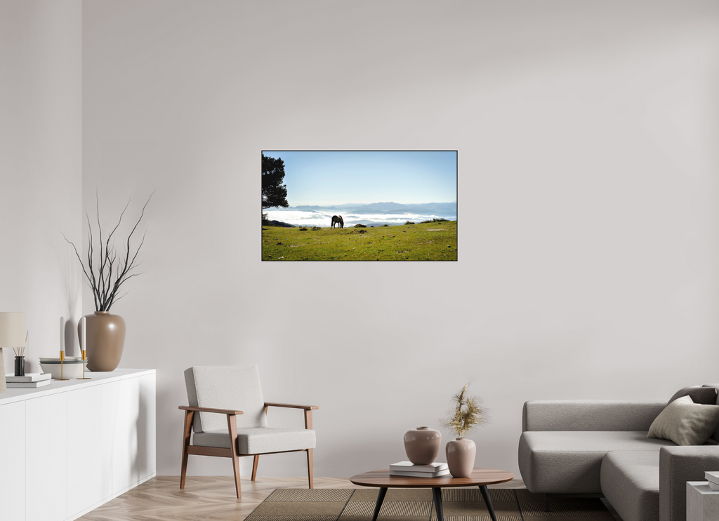 112 x 63 cm, Solid Wood Artbox A Horse with a View