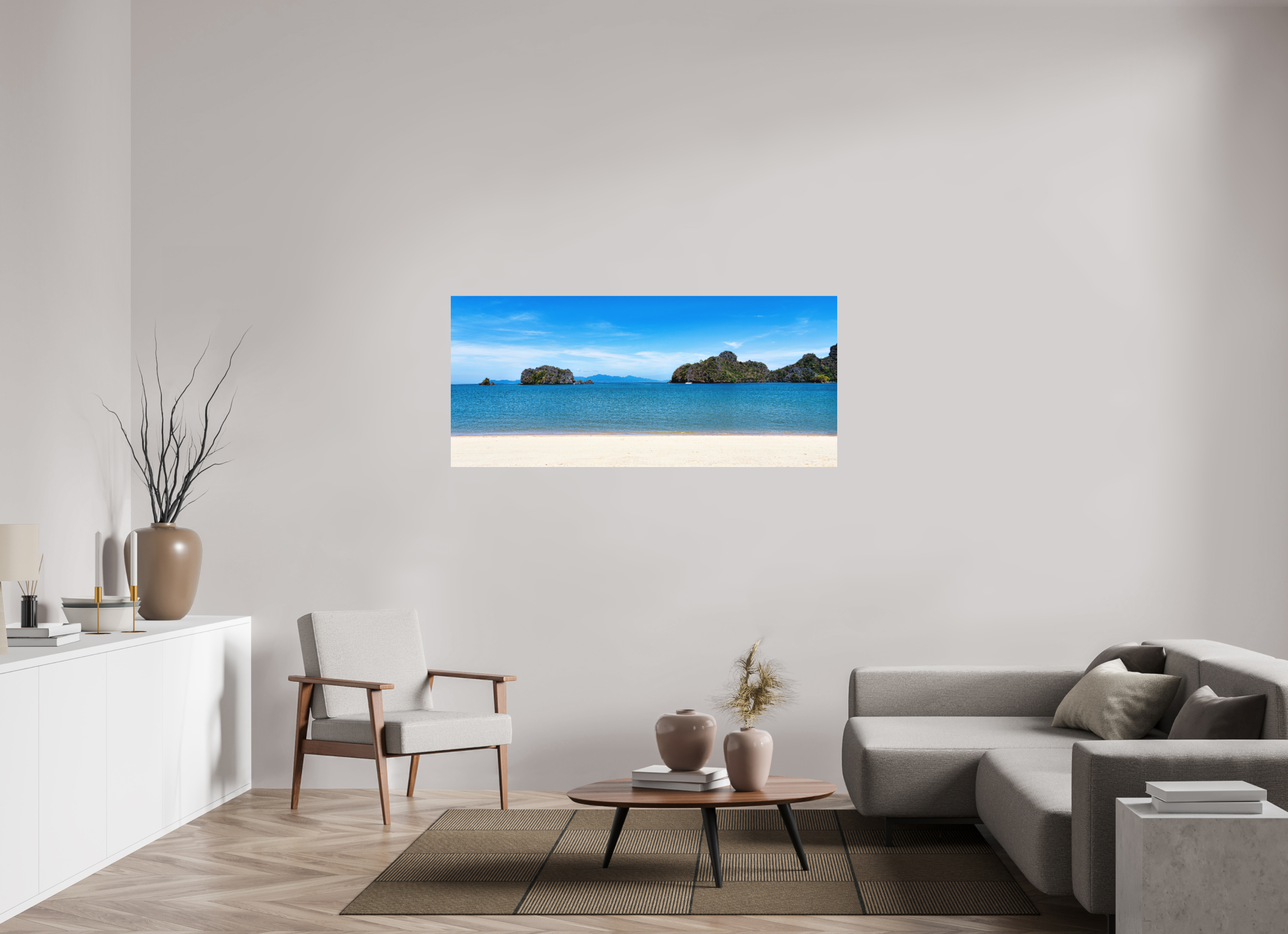 158.1 x 70 cm, Fine Art Print Smooth Tanjung Rhu Serenity, Langkawi