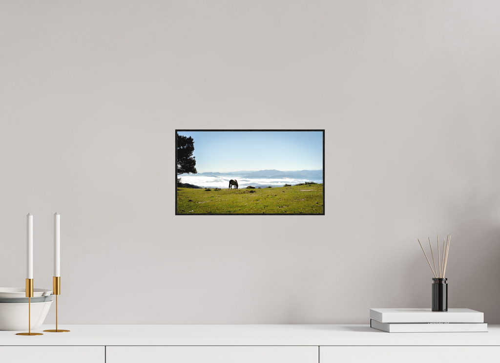 32 x 18 cm, Solid Wood Artbox A Horse with a View