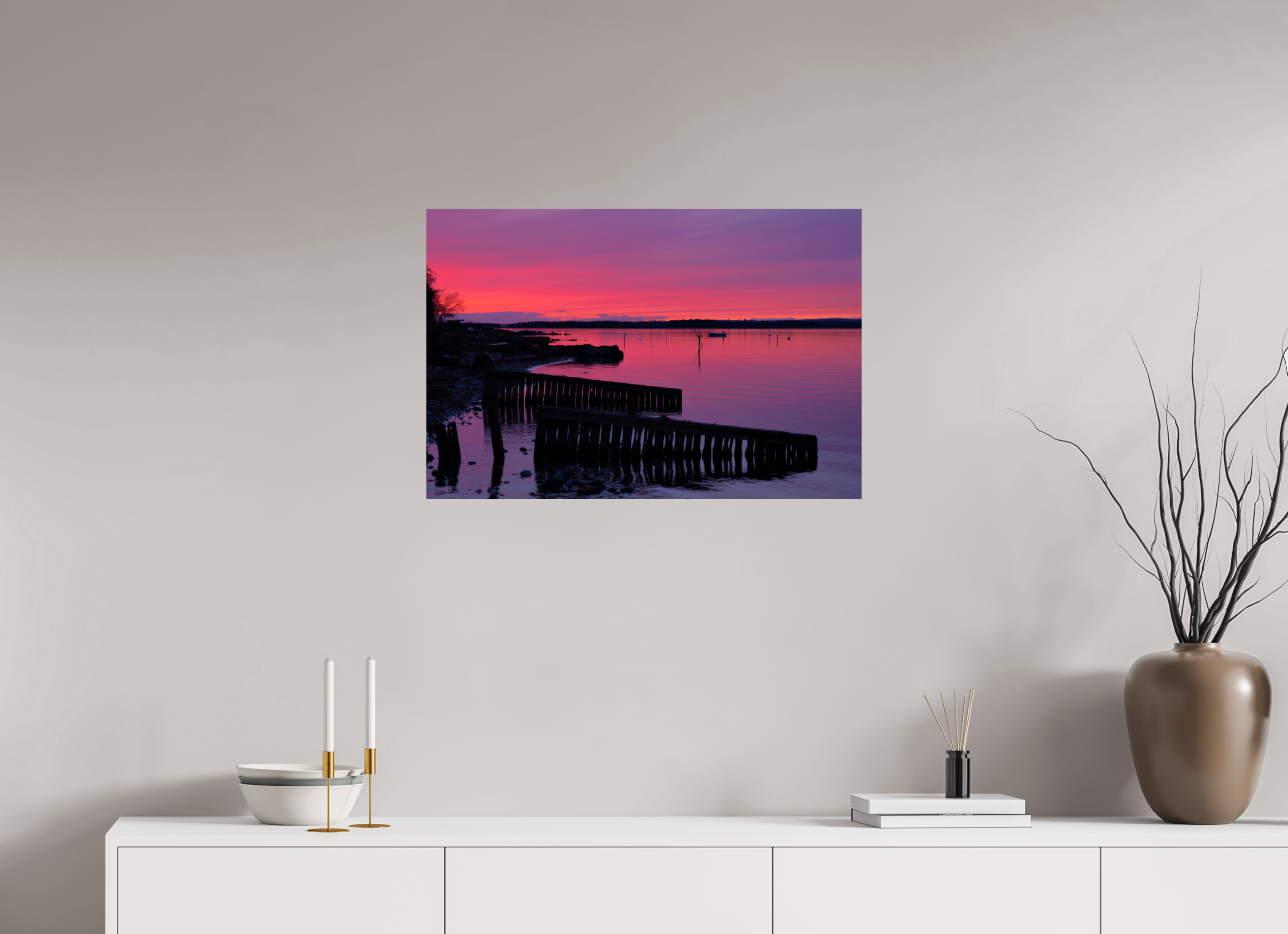 75 x 50 cm, Photo Print On Fuji Crystal DP II After Sunset
