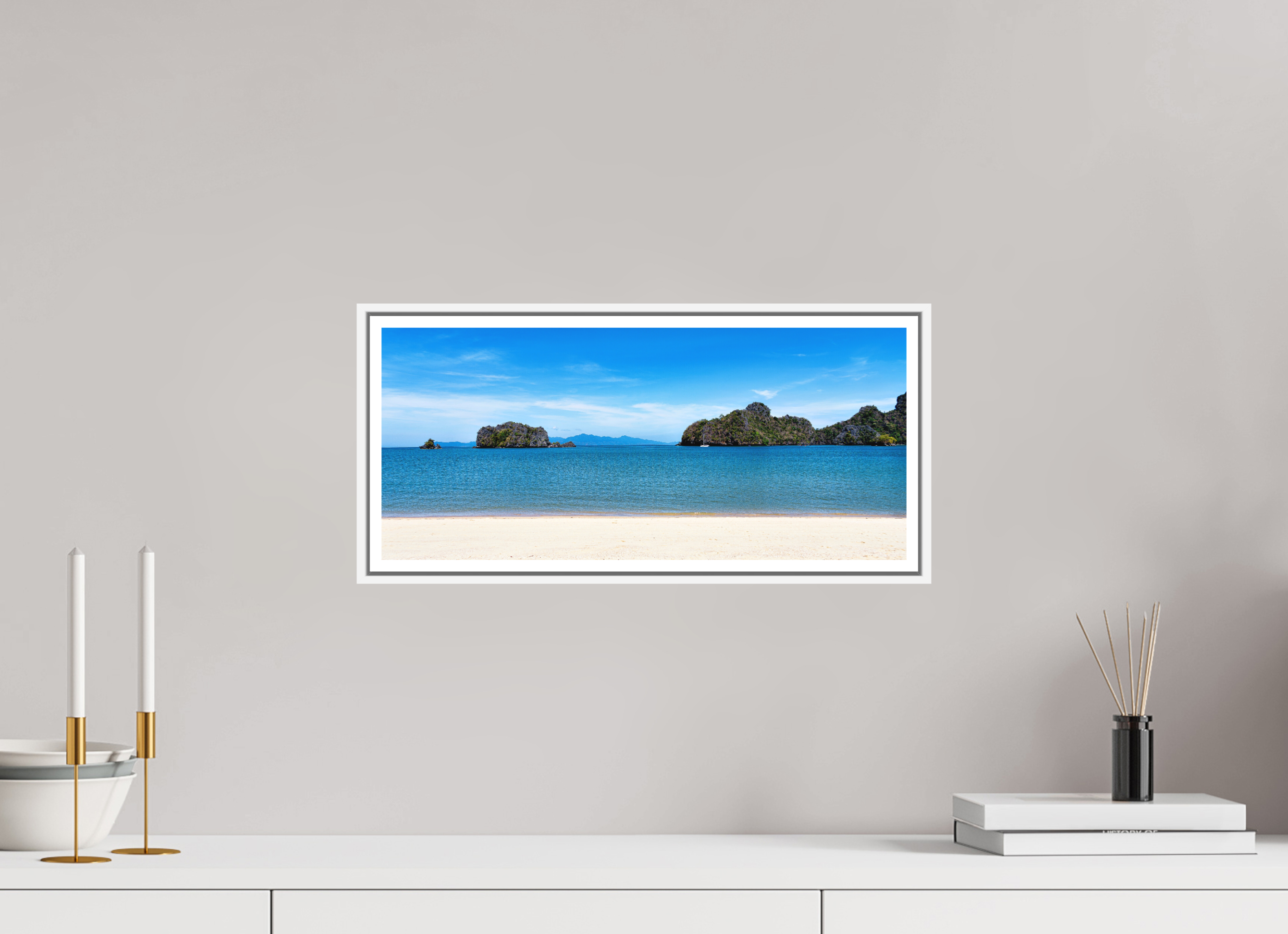 45.2 x 20 cm, Print on Forex with Frame Tanjung Rhu Serenity, Langkawi