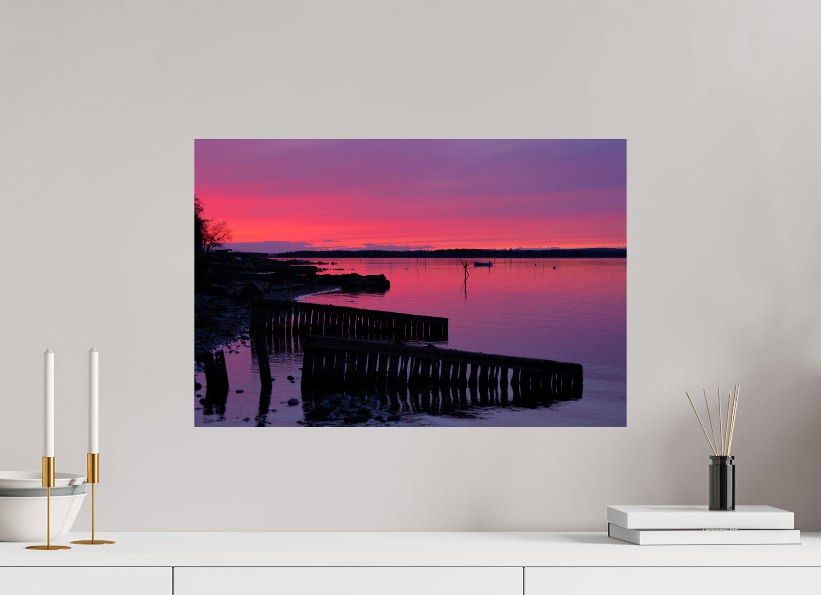 60 x 40 cm, Photo Print On Fuji Crystal DP II After Sunset