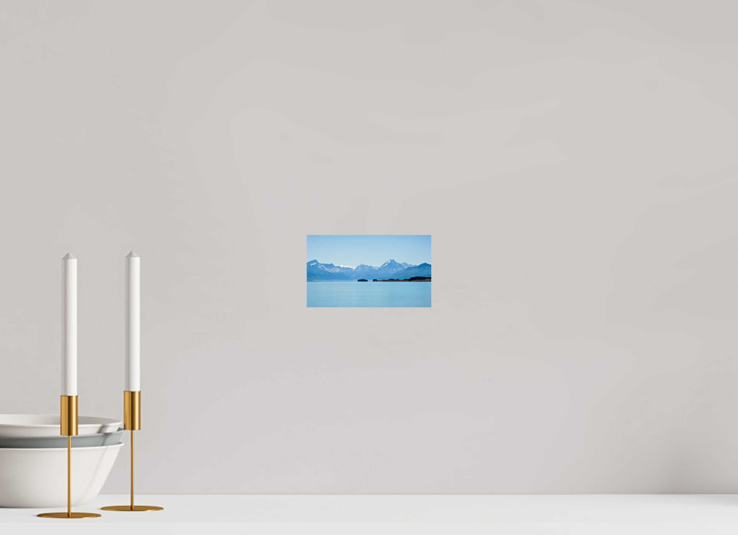17.2 x 10 cm, PH Print On Fujiflex High Gloss Aoraki Reflections – Lake Pukaki & Mount Cook, New Zealand