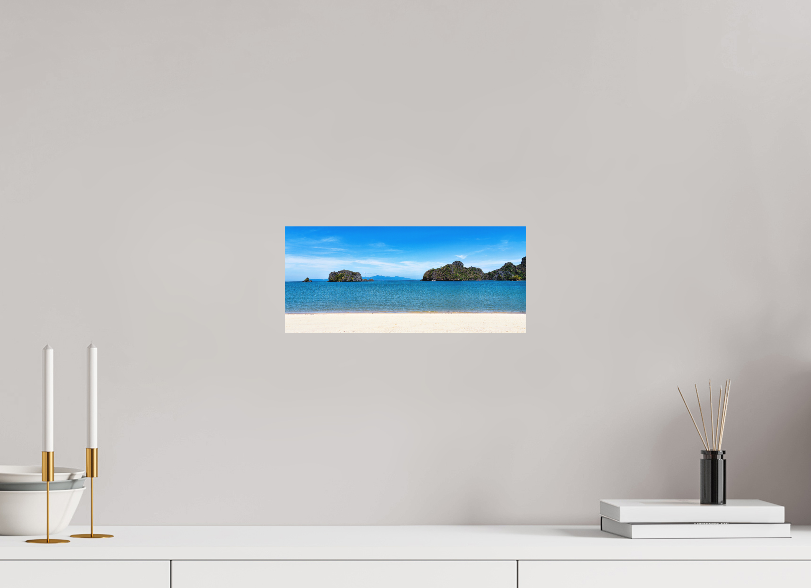 33.9 x 15 cm, Fine Art Print Smooth Tanjung Rhu Serenity, Langkawi