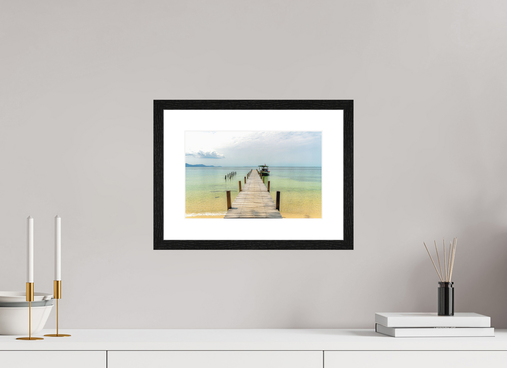 30.9 x 20 cm, Smooth Natural Paper Print with Frame Starfish Shores, Phú Quốc, Vietnam